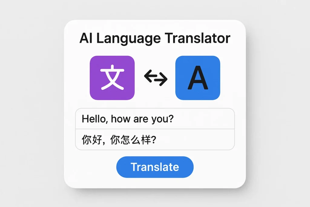AI Language Translator Tool