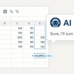 AI Spreadsheet Assistant Tool