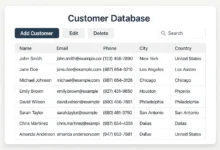 Customer Database Tool