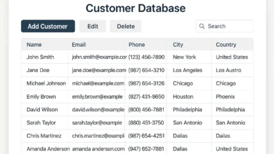 Customer Database Tool