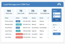 Lead Management CRM Tool