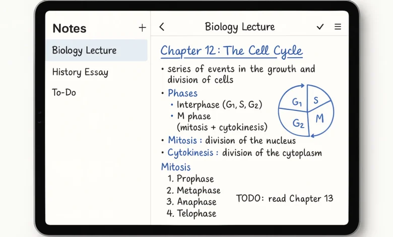 Note Taking App for Students