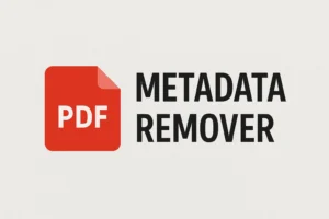 PDF Metadata Remover